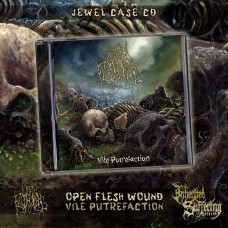 Open Flesh Wound - Vile Putrefaction - Jewel Case CD